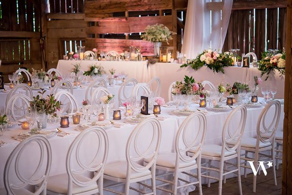 decoration table mariage rustique avec numero de table en bois